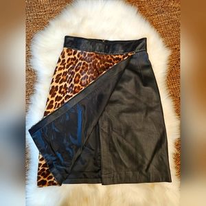 Reiss Leather Skirt Size 4/6